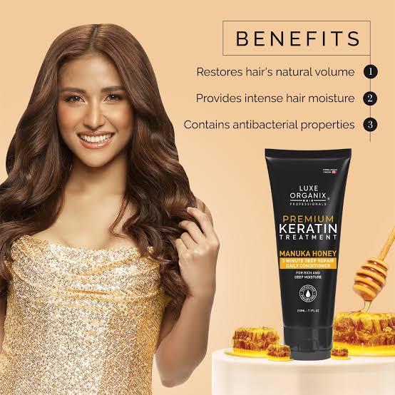 Luxe Organix Premium Keratin Treatment Manuka Honey Deep Repair Conditioner 250ml