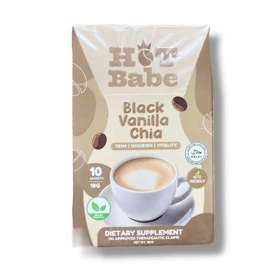 Kiray’s Hot Babe Black Vanilla Chia - 10 sachets