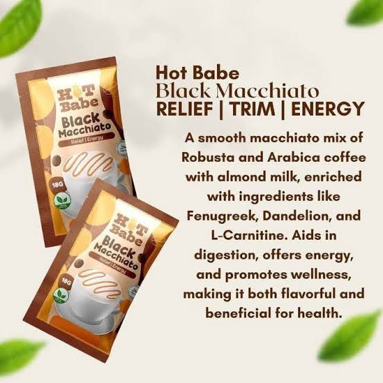 Kiray’s Hot Babe Black Macchiato - 10 sachets