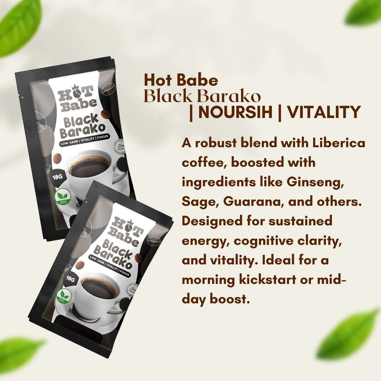 Kiray’s Hot Babe Black BARAKO - 10 sachets