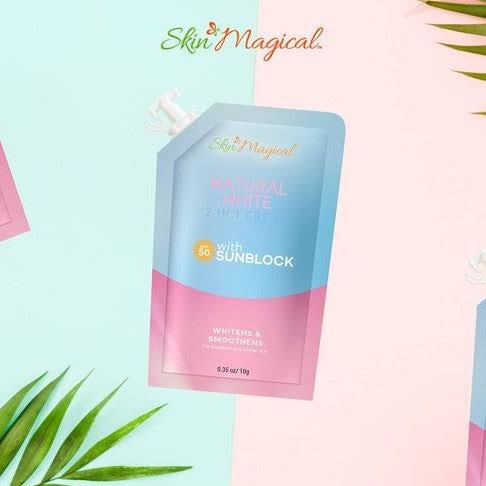 Skin Magical Natural
White 2 in 1 Cream
SPF50 10g