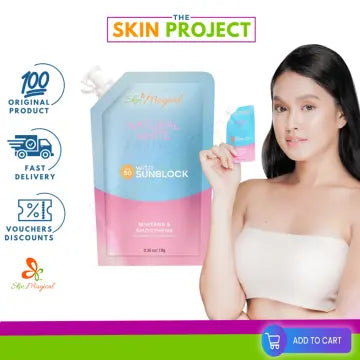Skin Magical Natural
White 2 in 1 Cream
SPF50 10g