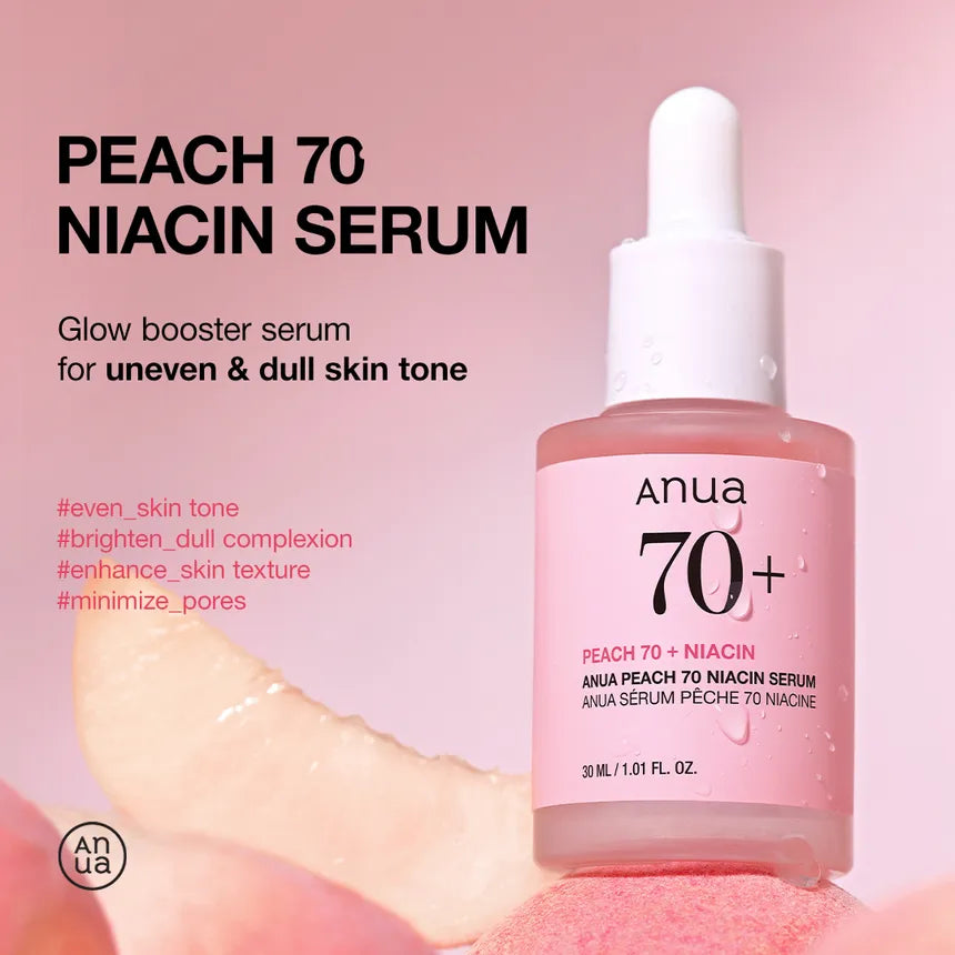 Anua Peach 70 Niacin Serum - 2x30ml