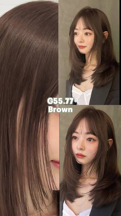 Bremod G55.77 Brown Hair Color Dye Cream 100ml & Oxidizer 12% or 9%