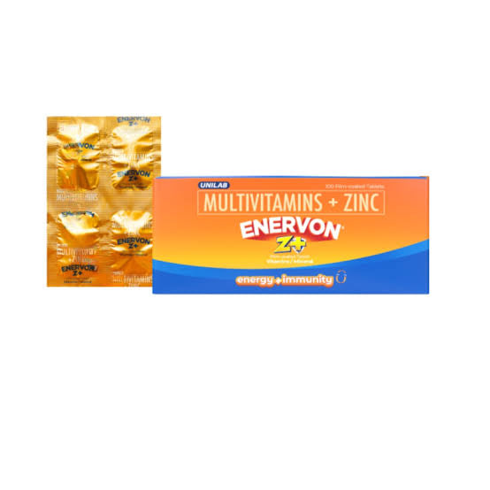 Enervon Z+ Tab - SOLD PER 8 Capsules Blister