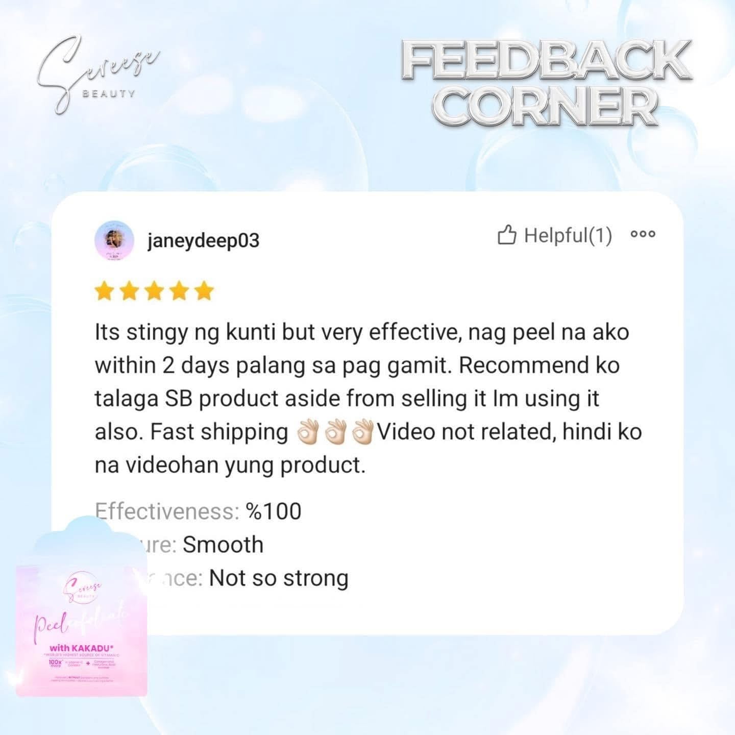 Sereese Beauty Peelexfoliate with Kakadu Set