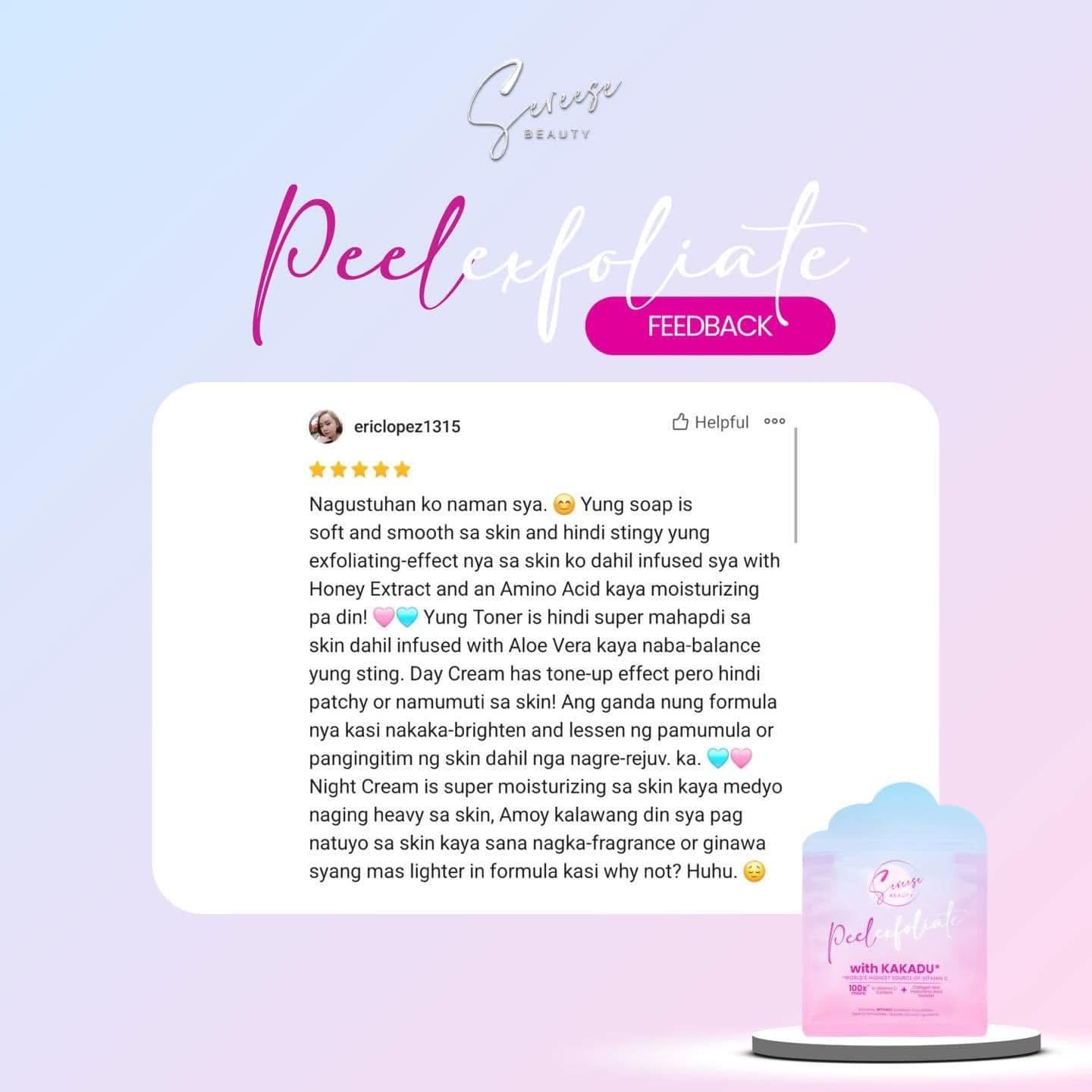 Sereese Beauty Peelexfoliate with Kakadu Set