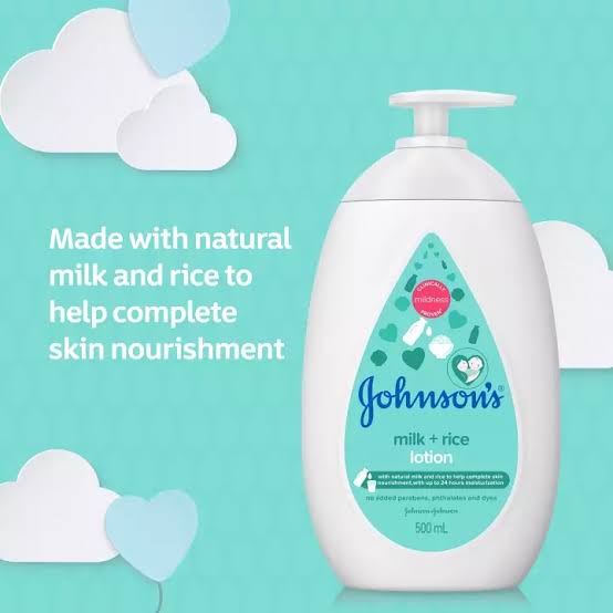 Johnsons Milk + Rice Baby Lotion 500ml