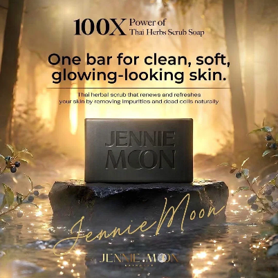 JENNIE MOON 100X POWER OF THAI HERBS SCRUB SOAP 100g