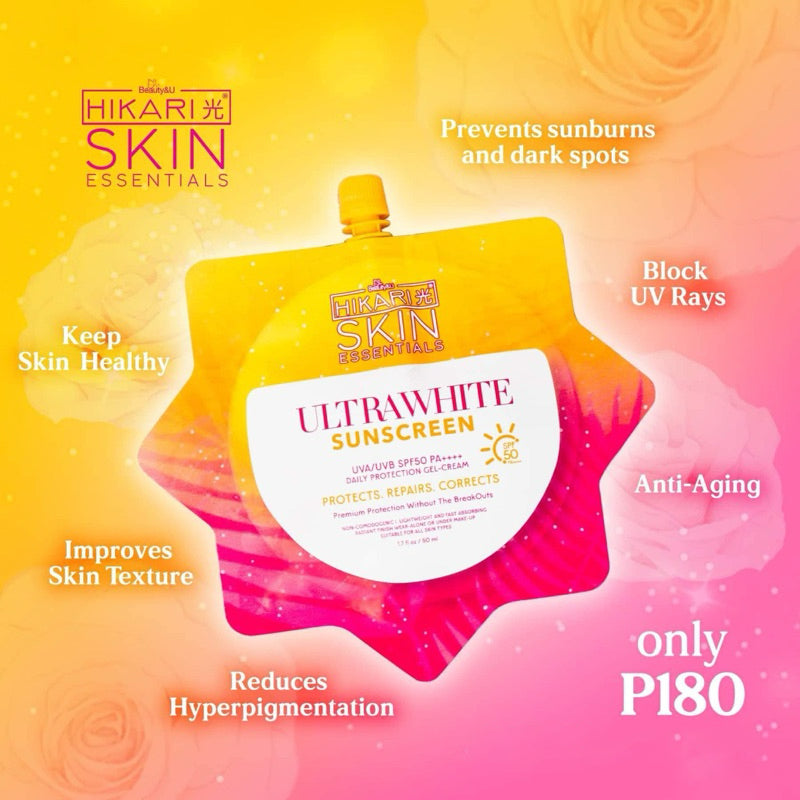 Hikari Ultra White Sunscreen 50ml UVA/UVB SPF50 PA++++