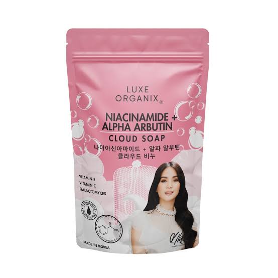 Luxe Organix Niacinamide + Alpha Arbutin Cloud Soap -Brightening 180g
