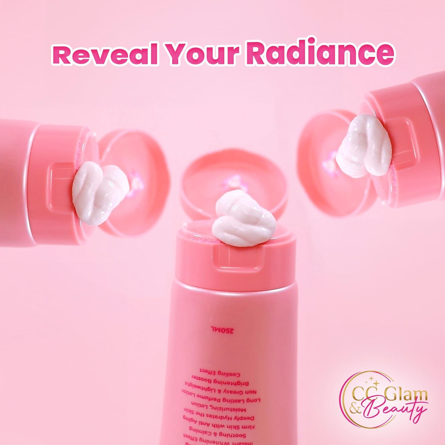 CC Glam & Beauty Luminous GlutaBleach Skin Lotion - 250ml by Cris Cosmetics