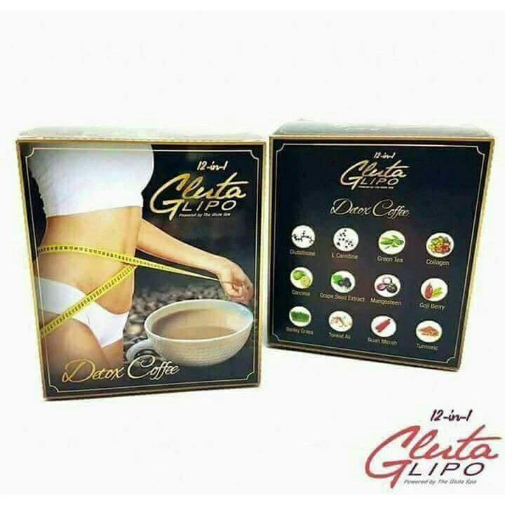 Glutalipo Detox Coffee 13 in 1 - 10 Sachets