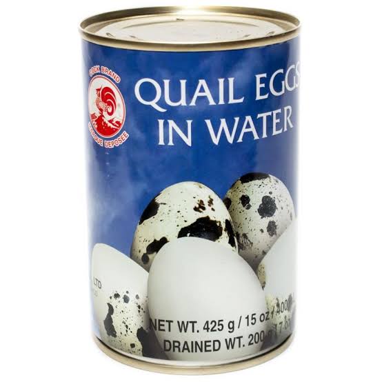 COCK CANNED QUAIL EGGS IN WATER 425g