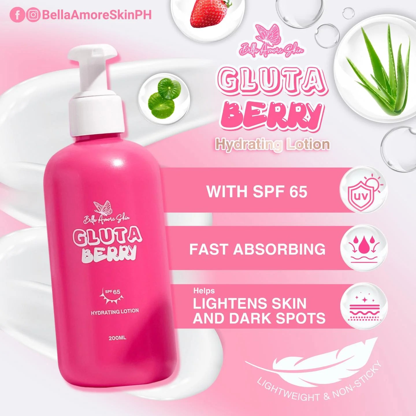 Bella Amore GLUTA BERRY LOTION 200ml