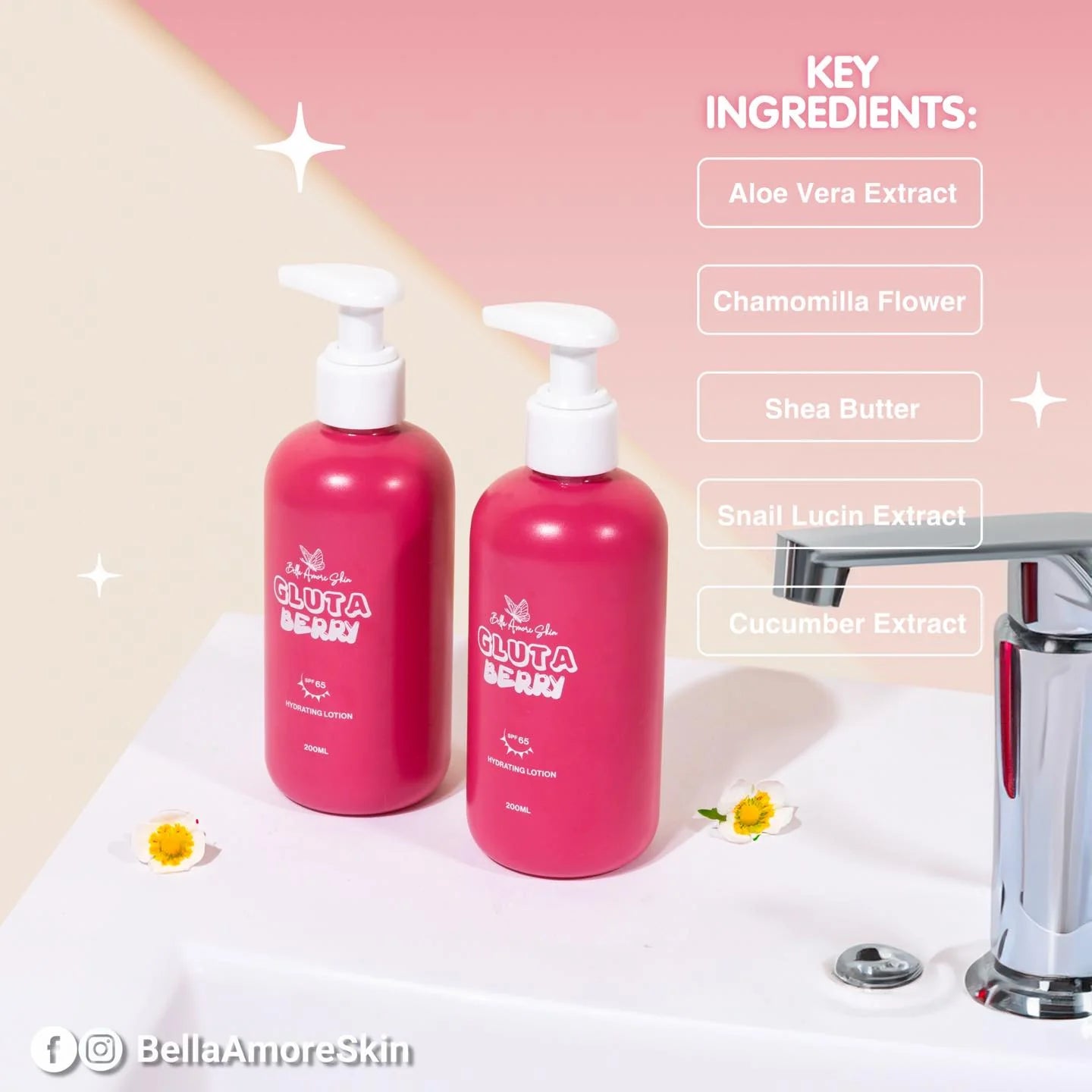 Bella Amore GLUTA BERRY LOTION 200ml