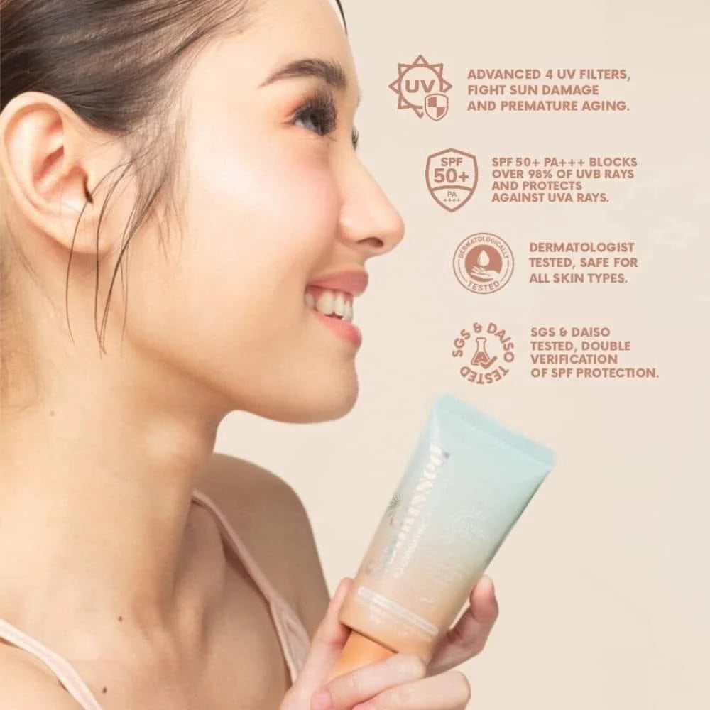 Barefaced Sunkissed ILLUMINATING SUNSCREEN SPF50+ PA+++ 50g