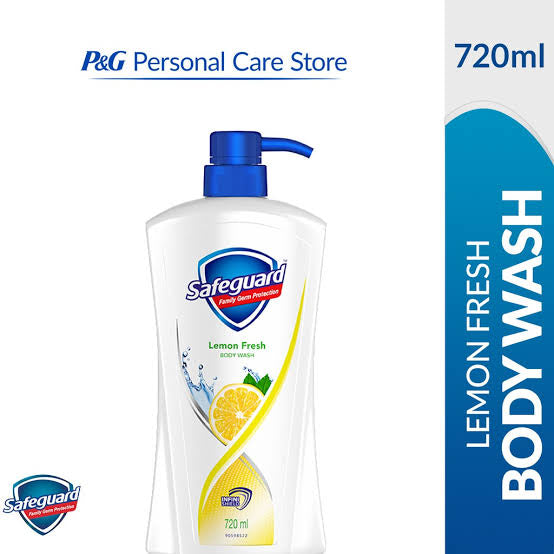 Safeguard Family Germ Protection Lemon Fresh Vitamin C Bodywash 720ML