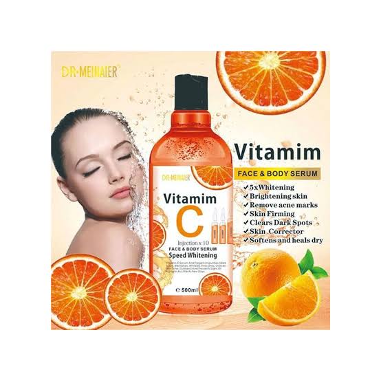 Dr Meinaier Vitamim C x 10 Speed Whitening Serum Face & Body 500ml