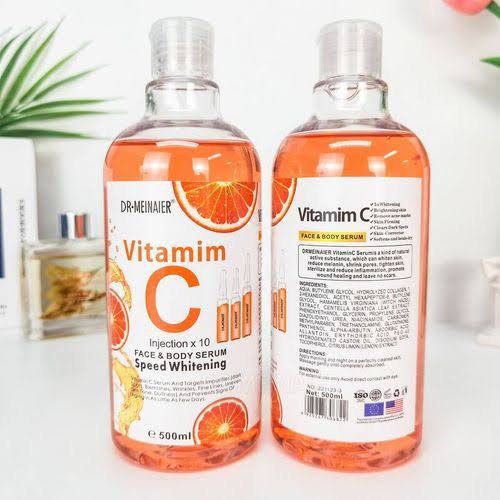Dr Meinaier Vitamim C x 10 Speed Whitening Serum Face & Body 500ml