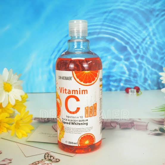 Dr Meinaier Vitamim C x 10 Speed Whitening Serum Face & Body 500ml