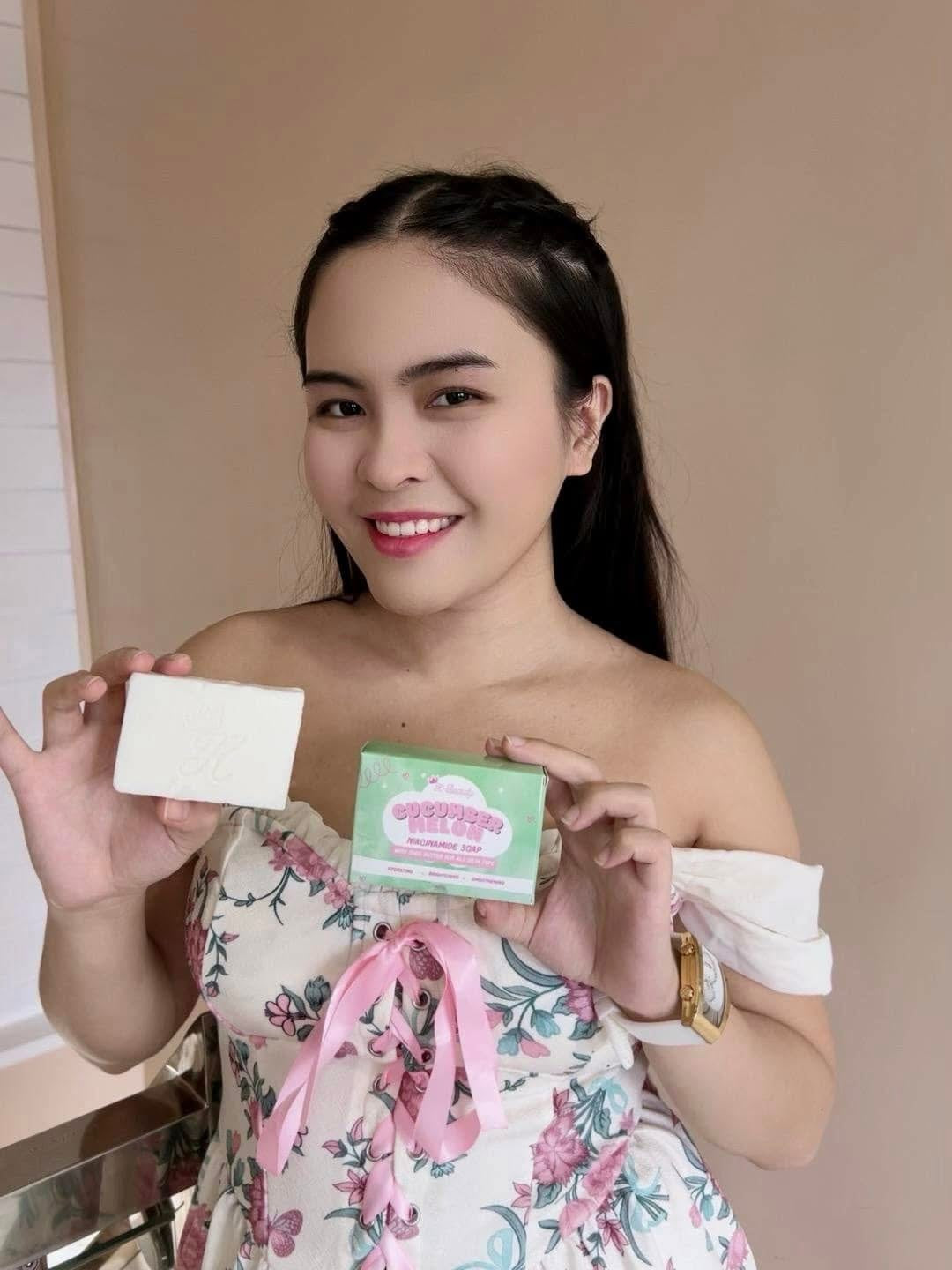 K-Beauty Cucumber Melon Soap by Meldhen