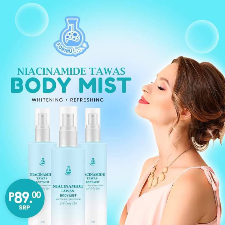 Niacinamide Tawas Body deo mist |100ml