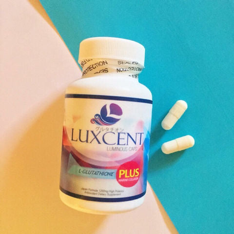 LUXCENT WHITENING DIETARY SUPPLEMENT L GLUTATHIONE PLUS MARINE COLLAGEN- 60 capsules
