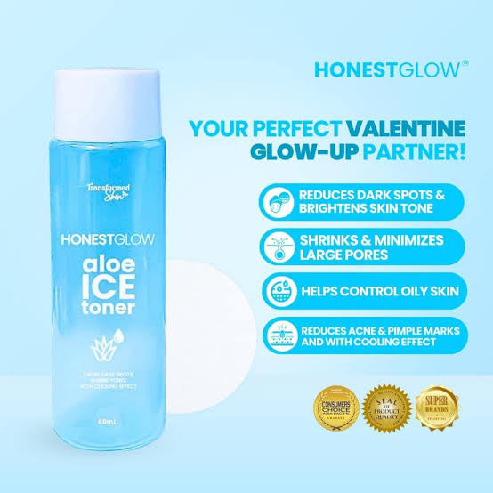 Honest Glow Aloe Ice Toner - 60ml - SALE‼️