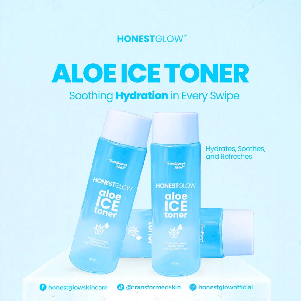 Honest Glow Aloe Ice Toner - 60ml - SALE‼️