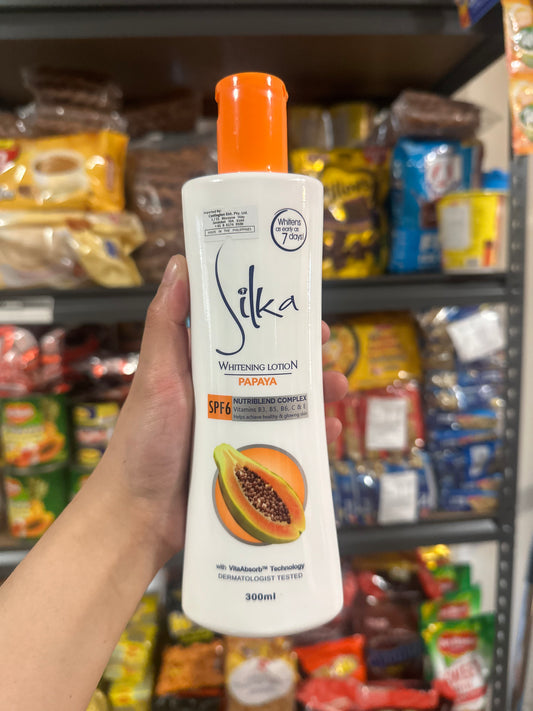 SILKA Whitening Lotion Papaya SPF6 300ml