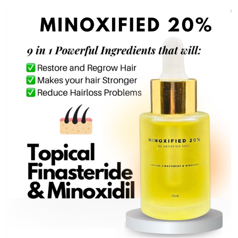 Minoxified 20% - Ultimate Hair Growth Formula: Extra Strength Minoxidil Solution
