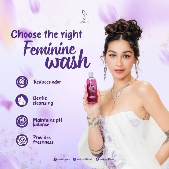 SASKIN Kiffy Fied Gentle Intimate Wash with Whitening 150ml