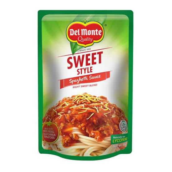 Del Monte Sweet Style Spaghetti Sauce (Right Sweet Blend) 500g