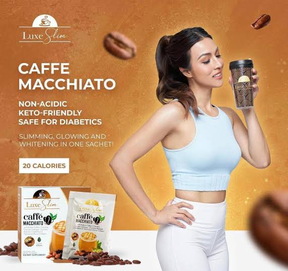 Luxe Slim Caffe Macchiato Pouch NEW PRODUCTION- 21g X 8 Sachets