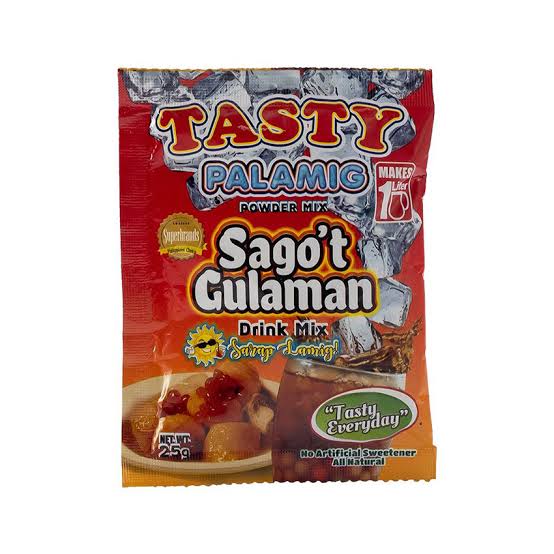 TASTY Palamig Powder Mix Sago't Gulaman 25g X 6 Sachets
