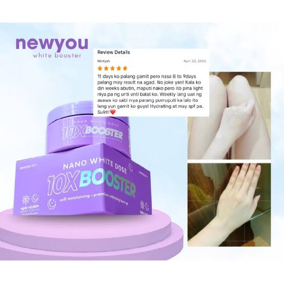 The New You Nano White Dose 10x Booster Body Cream 230g