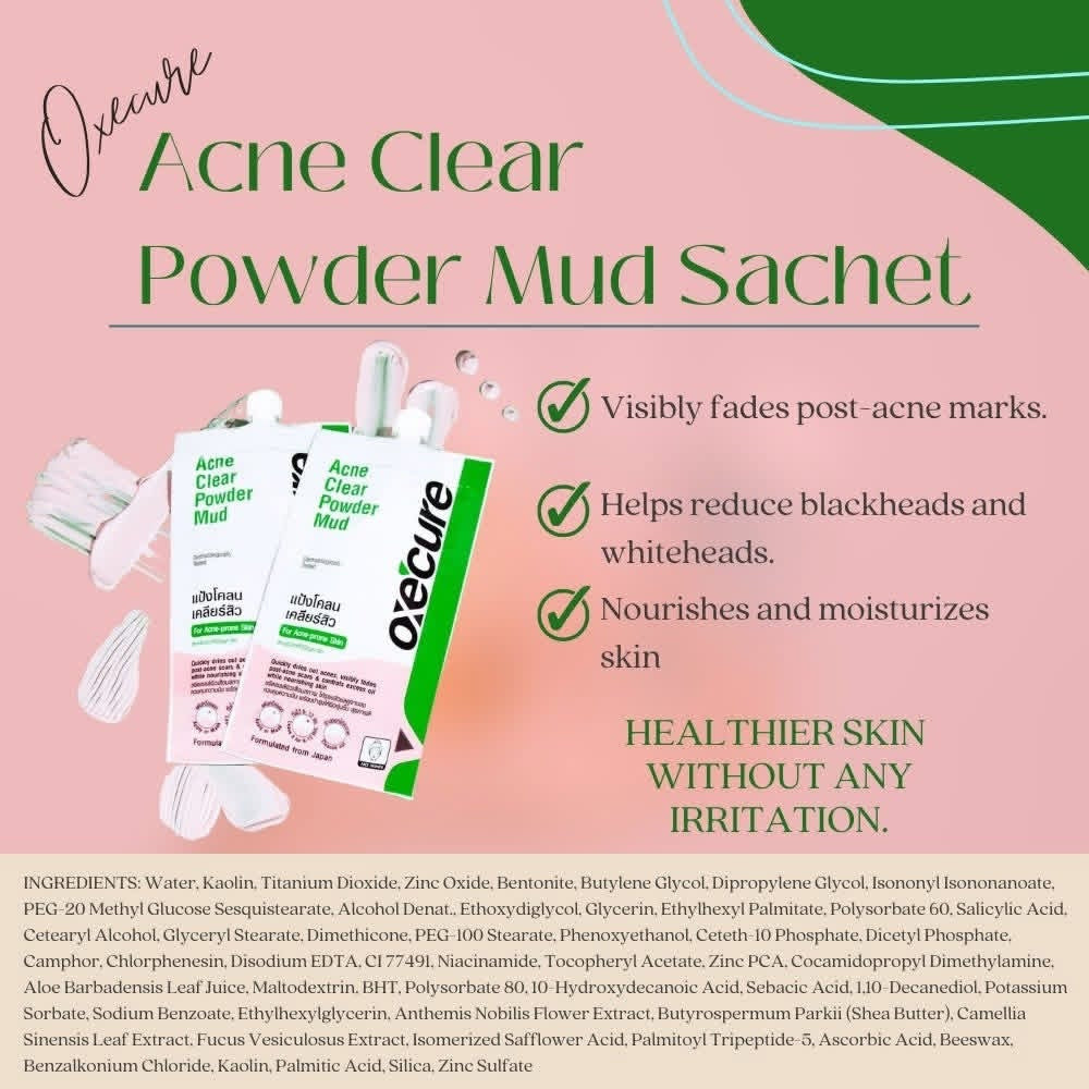 OXECURE
Acne Clear Powder Mud 7g