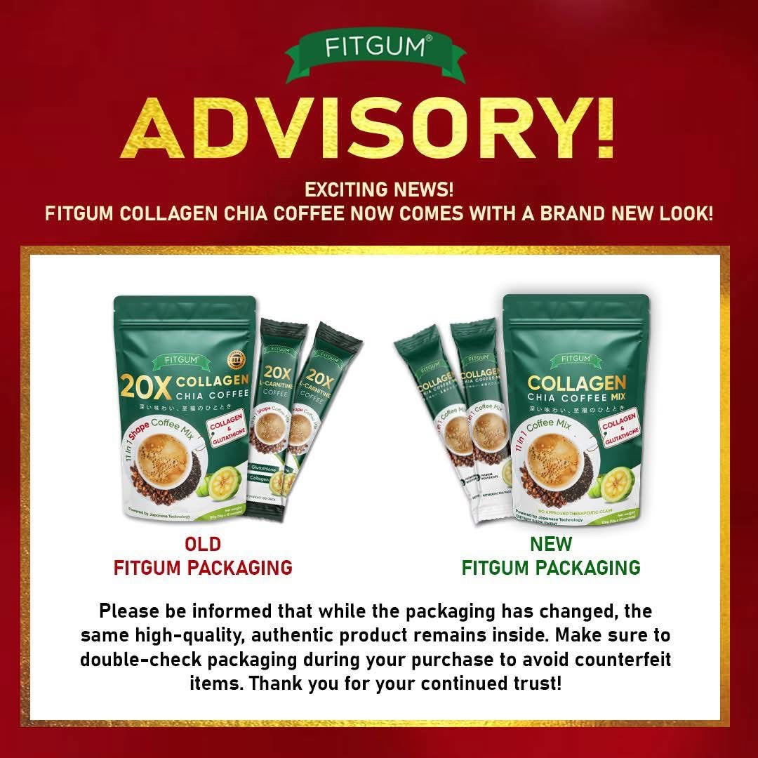 FITGUM Collagen Chia Coffee - 11 in 1 Coffee Mix