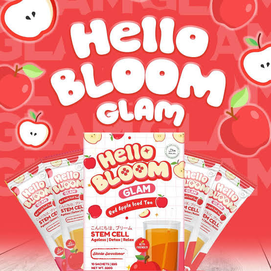 Kiray’s HOT BABE Hello Bloom Glam Red Apple Iced Tea 22gx10