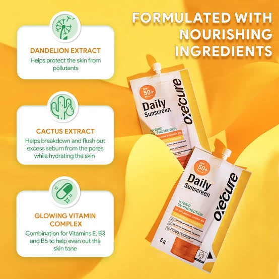 OXECURE Daily Sunscreen HYBRID UV PROTECTION 6g