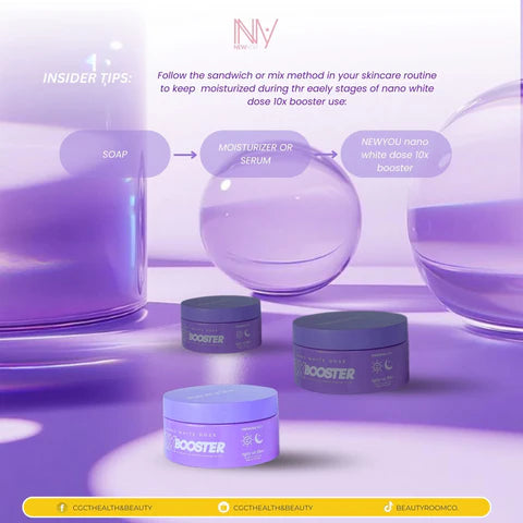 The New You Nano White Dose 10x Booster Body Cream 230g