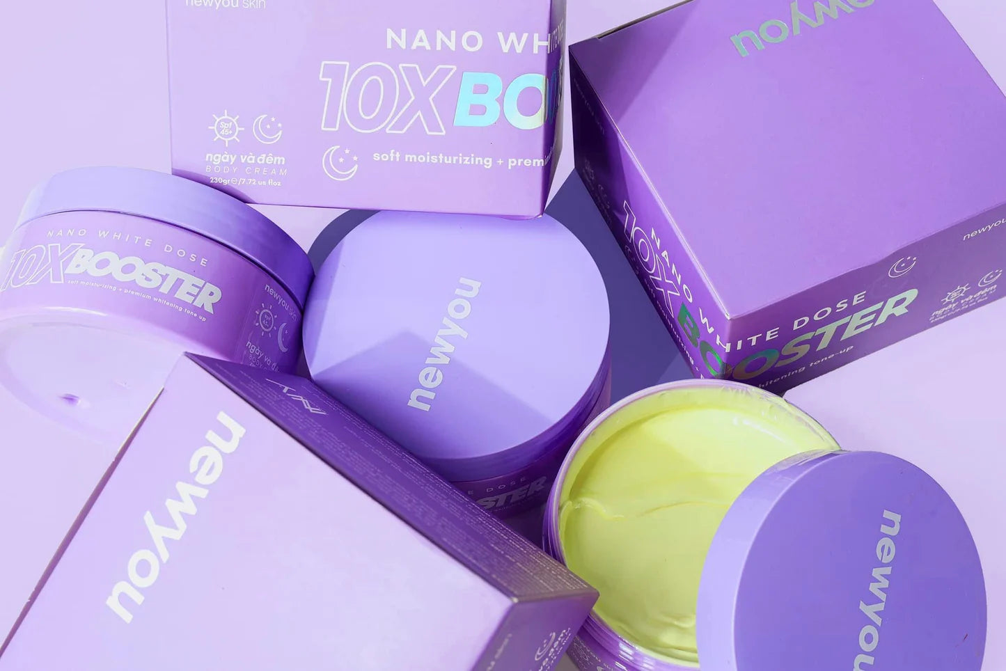 The New You Nano White Dose 10x Booster Body Cream 230g