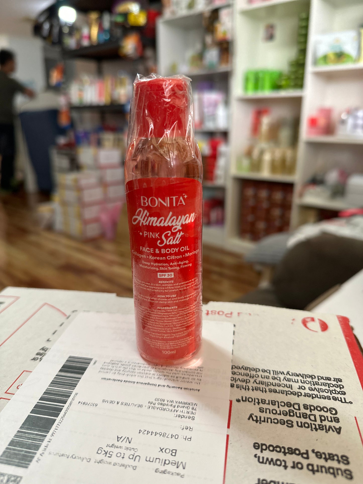 Bonita Himalayan Pink Salt Face & Body Oil SPF 30 - 100ml