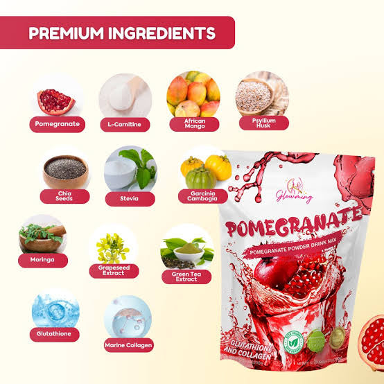 Glowming Pomegranate Juice Drink by Cris Cosmetics (CC Glam)