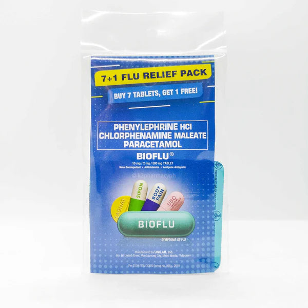 BIOFLU 7+1-TABLET 500MG
TRAVEL PACK