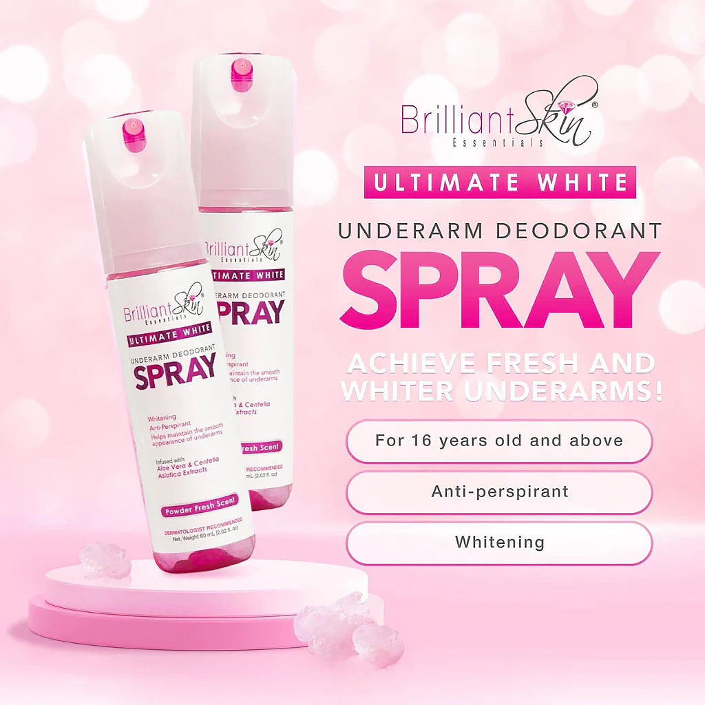 Brilliant Skin Ultimate White Underarm Deodorant Spray 60 ml