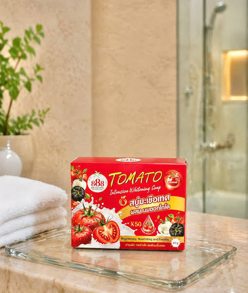 888 TOMATO INTENSIVE WHITENING SOAP 90G