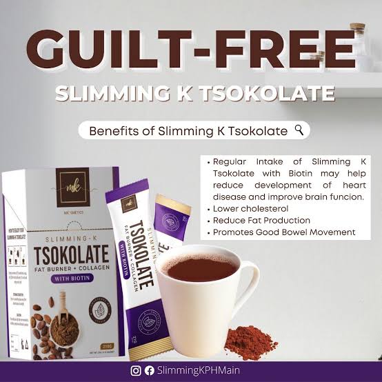 MK Cosmetics Slimming K Tsokolate - Fat Burner by Madam Kilay
