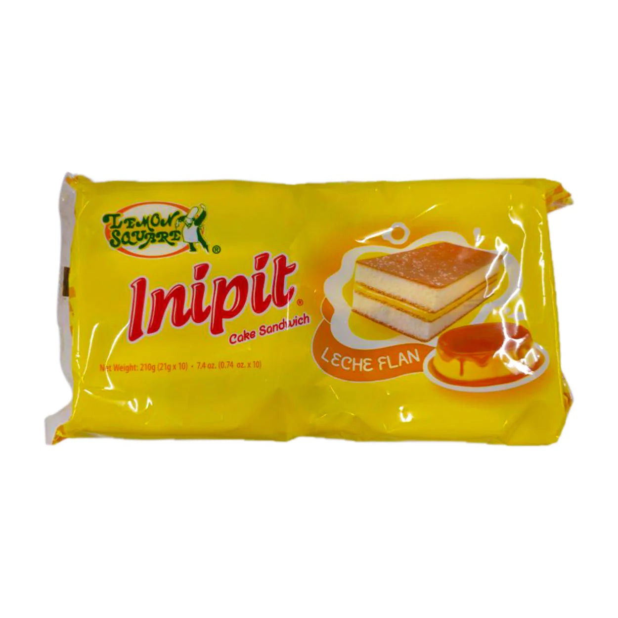 LEMON SQUARE INIPIT LECHE FLAN 10x21g